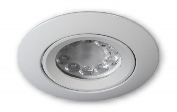 Dimmbarer LED Einbaustrahler 5W RGB + CCT GU10 230V - 902 weiss