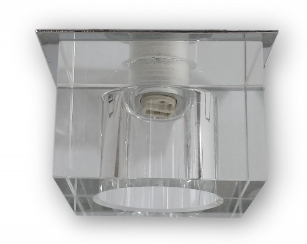 Moderner 230V Glas Einbaustrahler G9 - 14221