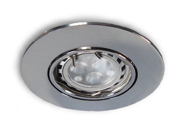 LED Spot Set MR11 Rund chrom glänzend 12V - 3 x 3,3W warm weiß