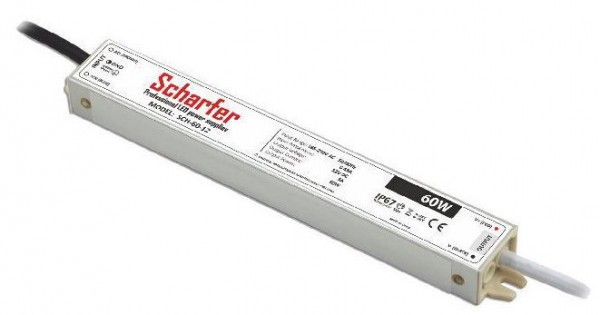 Scharfer - DC Gleichspannungs Trafo 60 W / 24 V - IP67