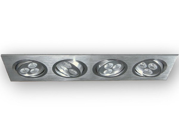 4 x 3 W High Power Profi Line LED Einbaustrahler Spot 230 V