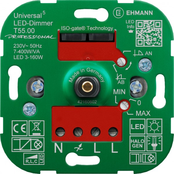 Ehmann Universal LED Dimmer Professional T55.00 - 160 W