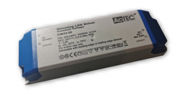 AcTEC - LED Trafo 50 W / 24 V Dimmbar