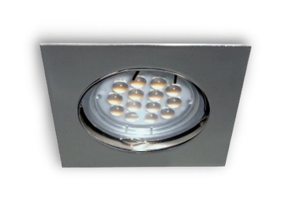 LED Einbaustrahler 0210 chrom glänzend 12 V - 5 W (HL) warmweiss
